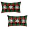 Edge Collections - 12" x 20" - Multi - Festive Snowflake Lumbar Pillow Covers!